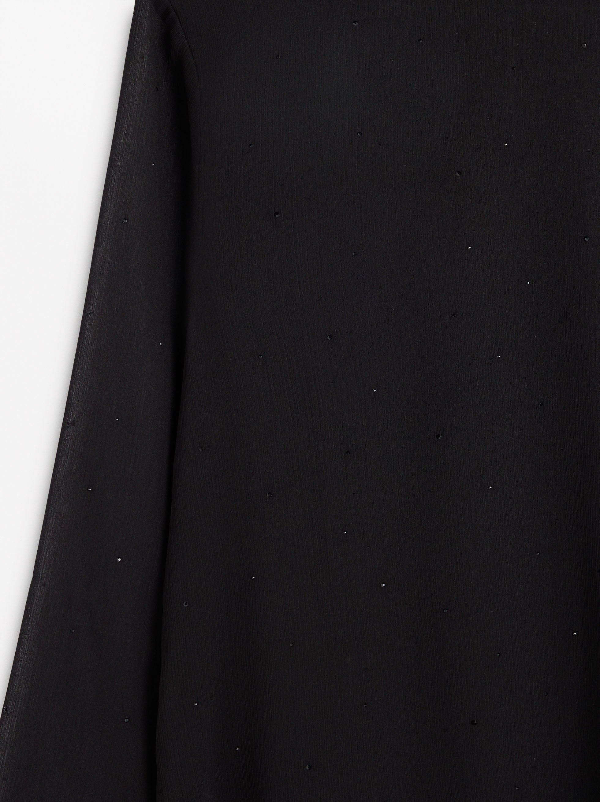 Vestido Corto Con Strass