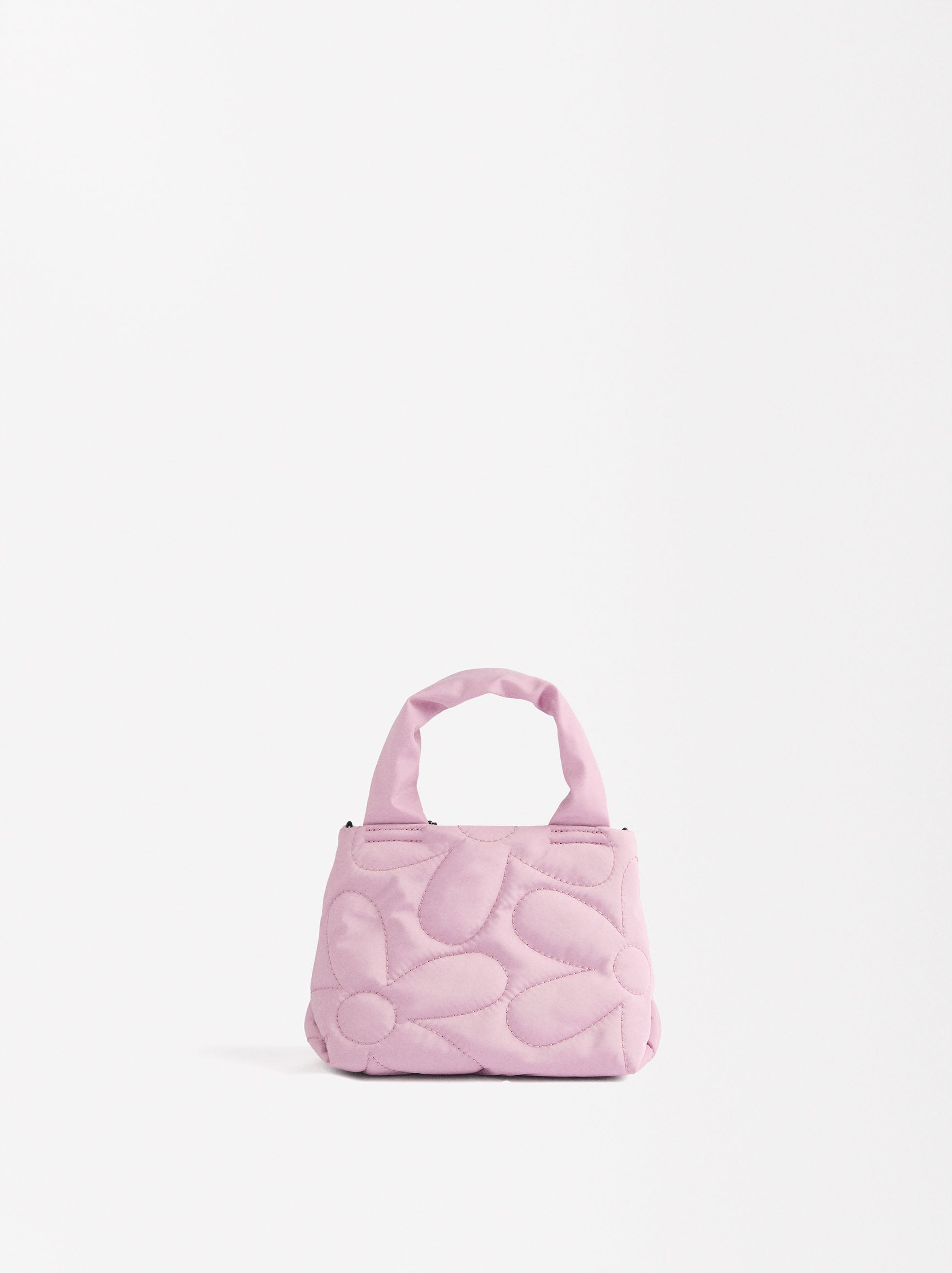 Cartera Tote De Nylon Acolchado