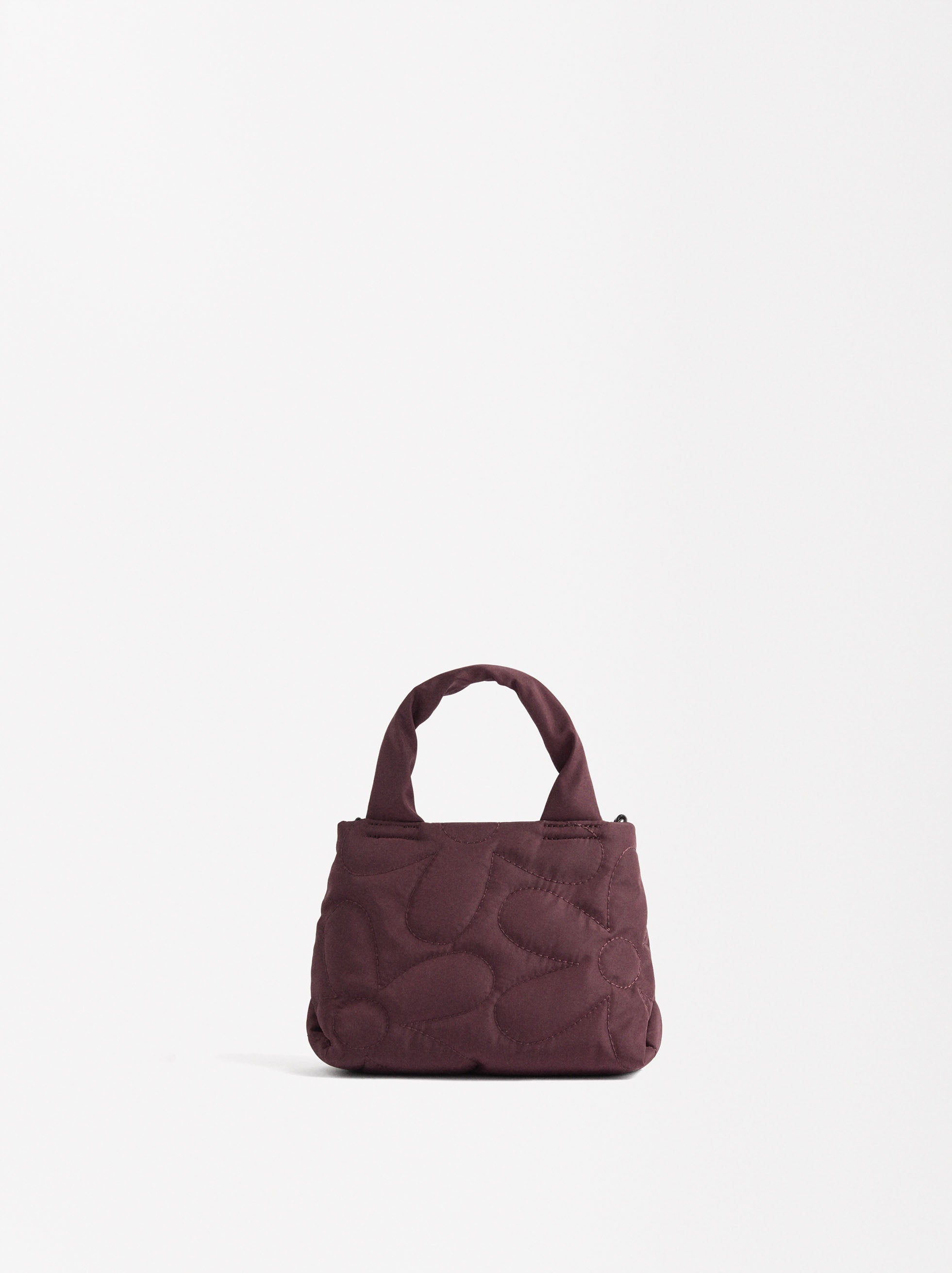 Cartera Tote De Nylon Acolchado