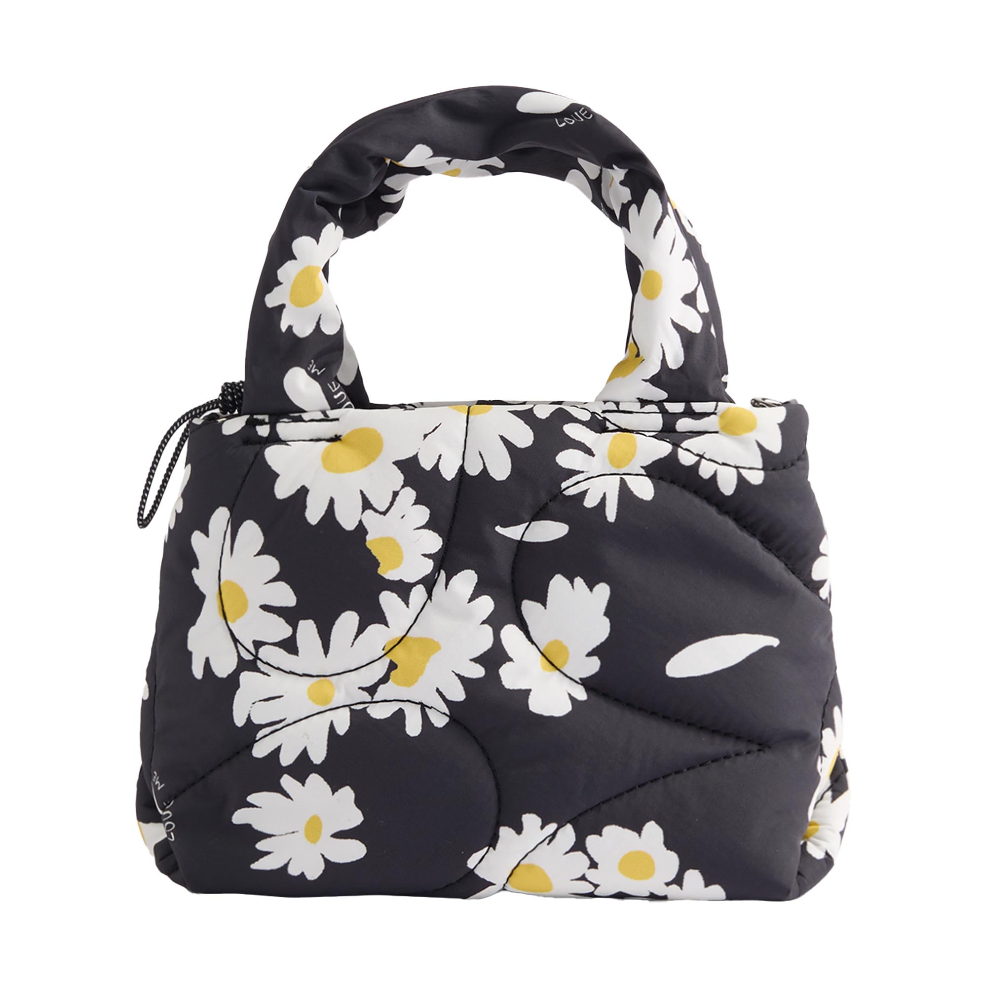 Bolso Tote De Nylon Estampado Margaritas