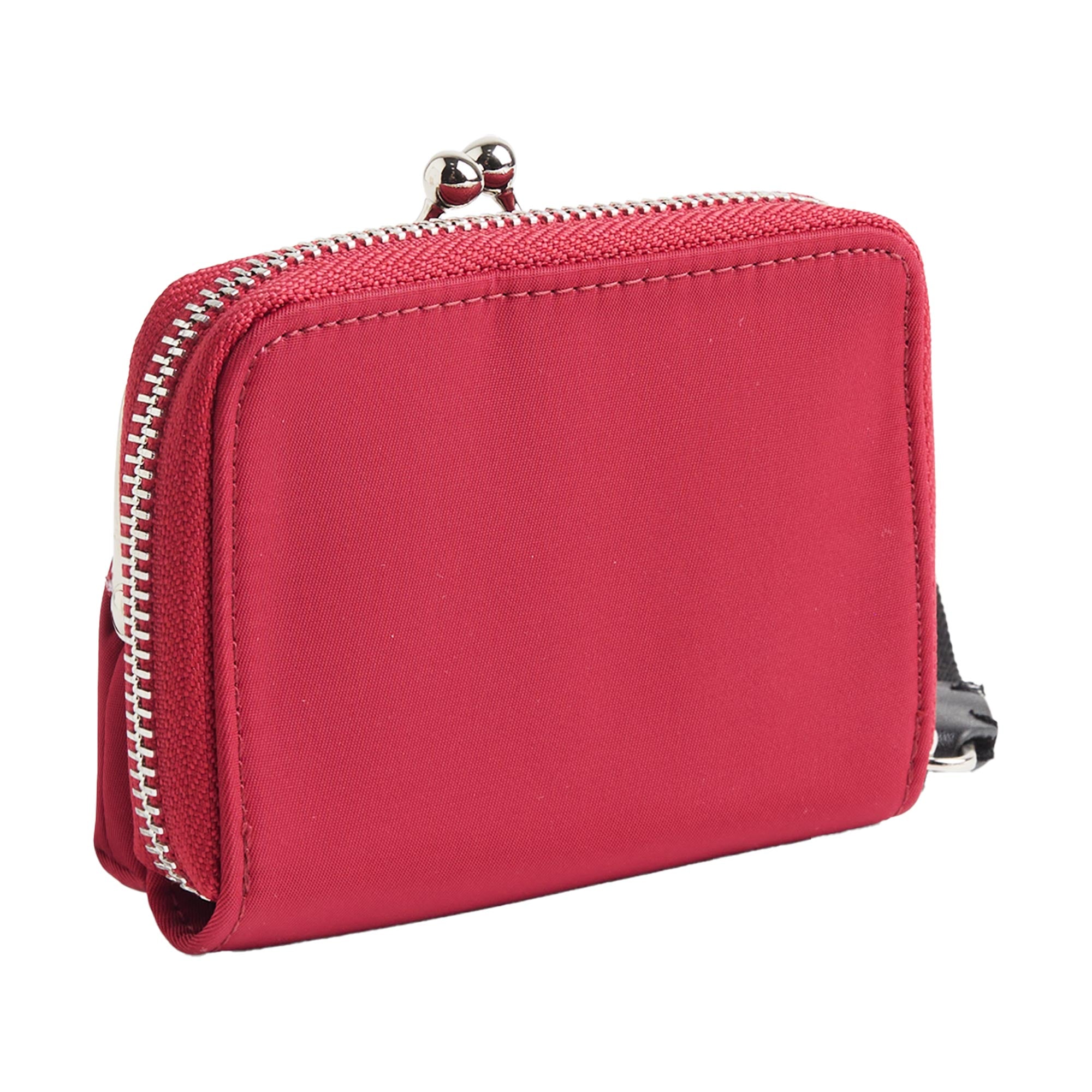 Cartera De Nylon Con Cierre De Boquilla