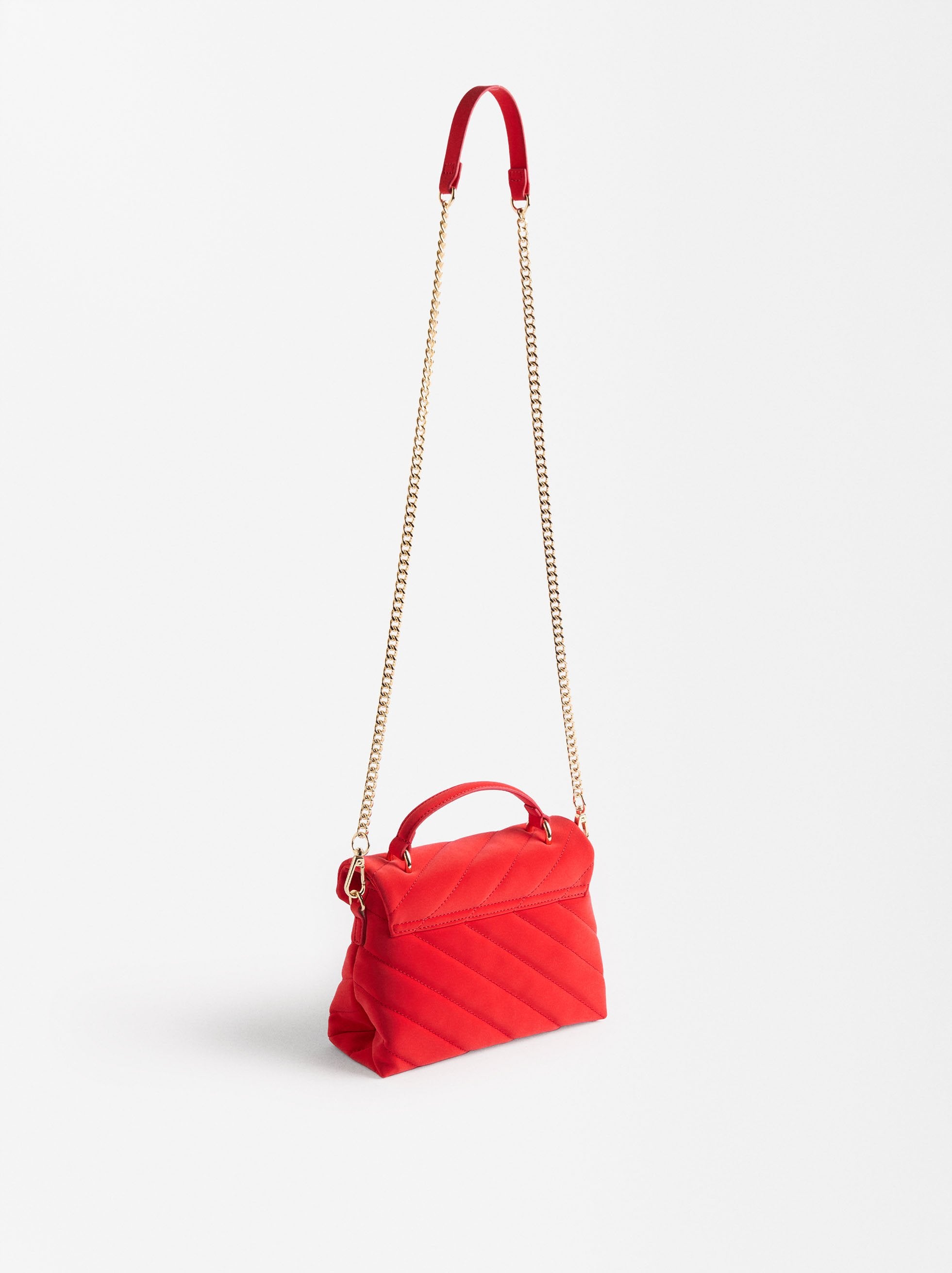 Cartera De Mano Con Textura Suave