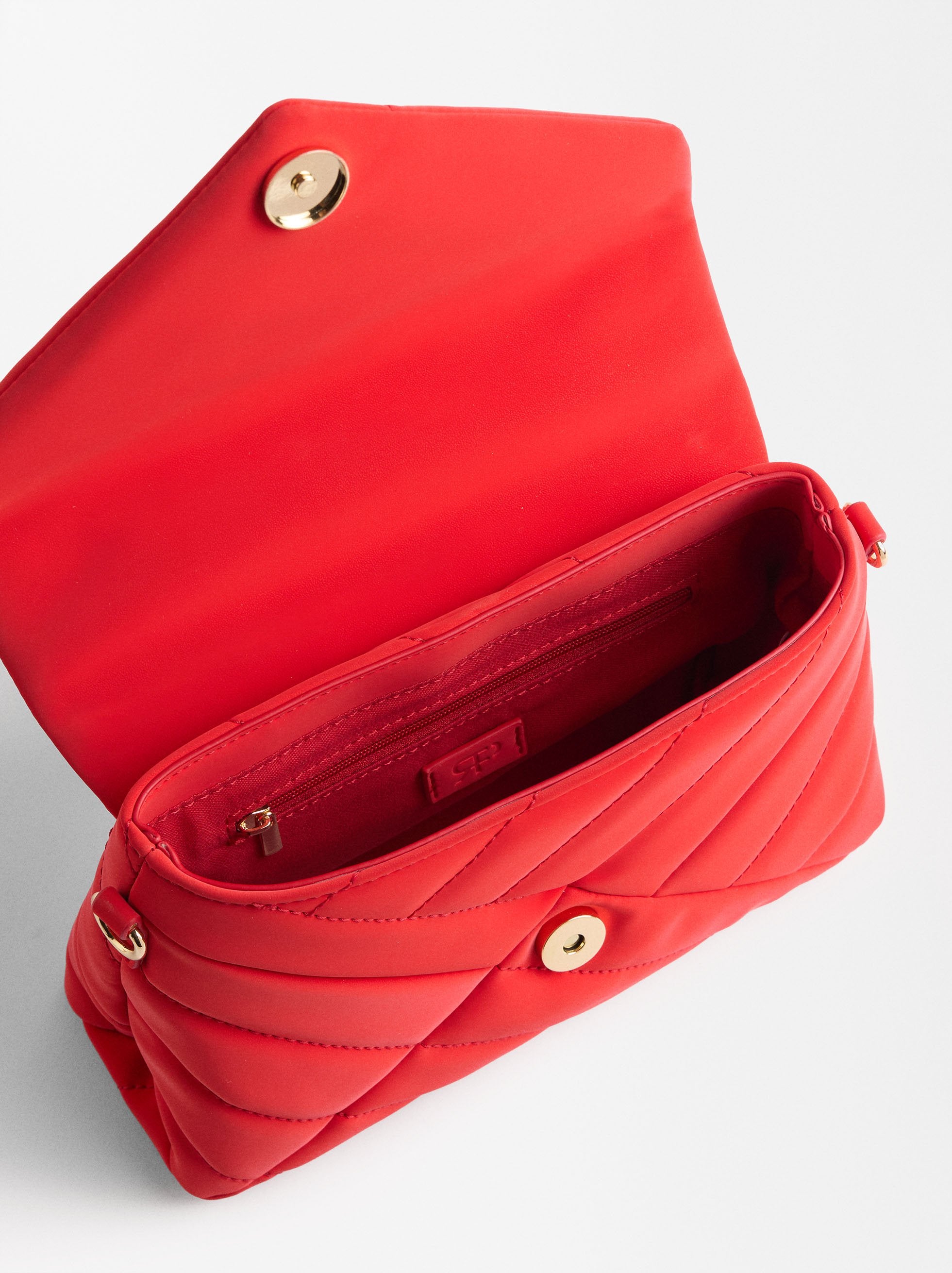 Cartera De Mano Con Textura Suave