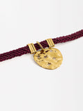 Pulsera Cordón Con Charm - Acero Inoxidable
