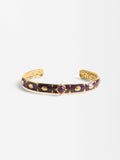 Pulsera Esmaltada Con Piedras - Acero Inoxidable