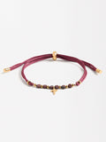 Pulsera Ajustable Con Charm - Acero Inoxidable