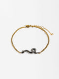 Pulsera Bicolor Serpiente - Acero Inoxidable