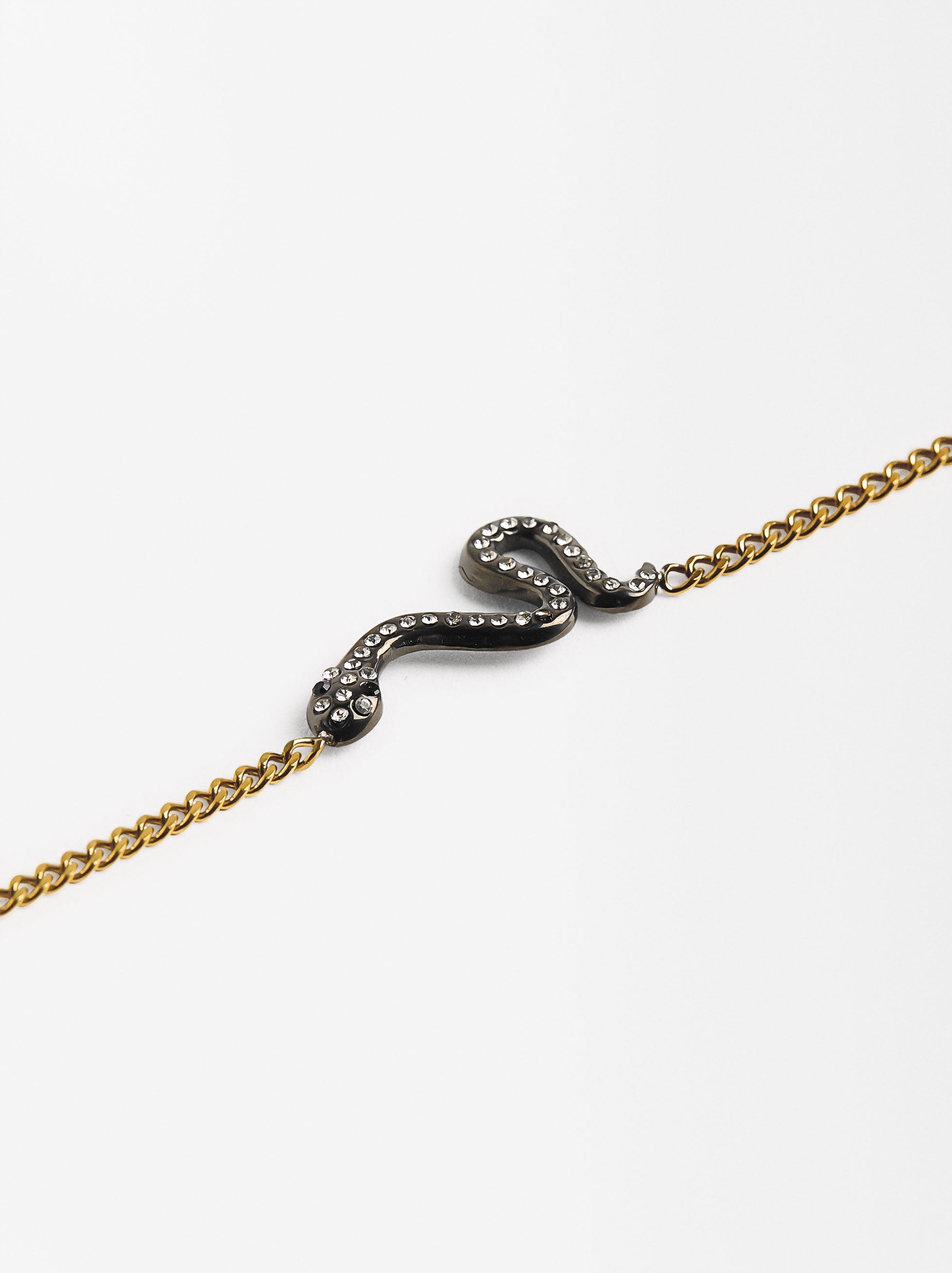 Pulsera Bicolor Serpiente - Acero Inoxidable
