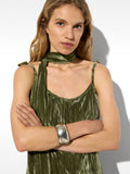 Vestido De Terciopelo Con Tirantes