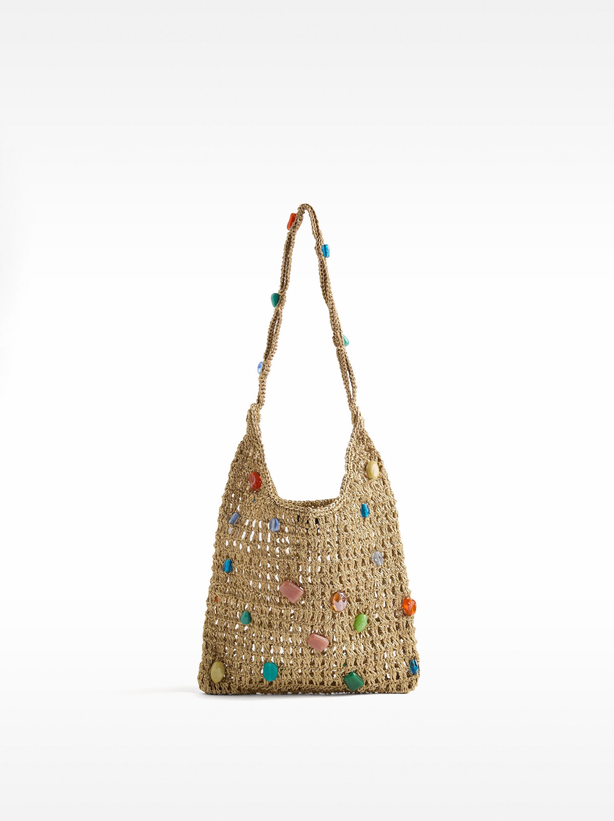 Cartera De Punto Con Aplicaciones