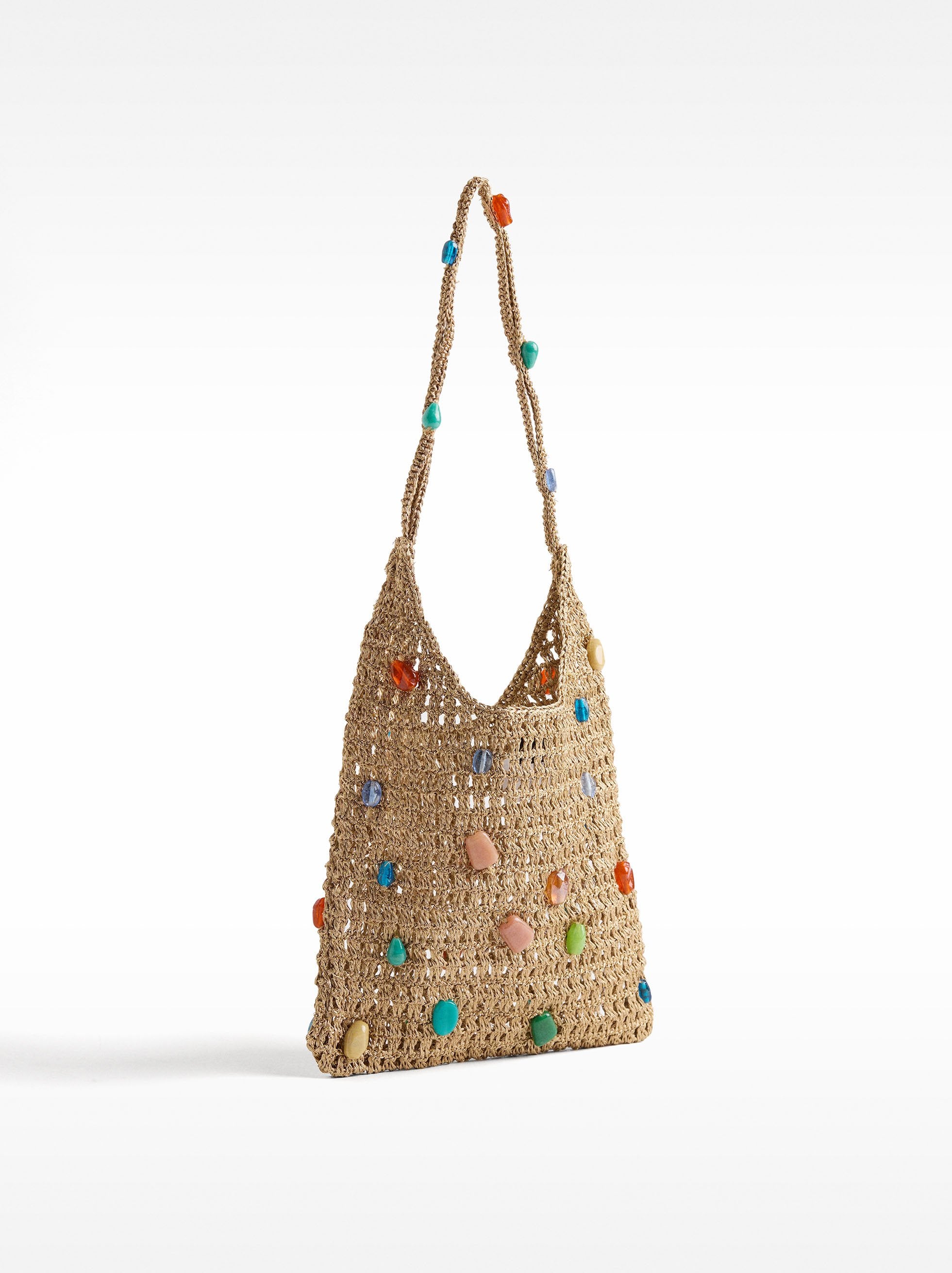 Cartera De Punto Con Aplicaciones