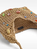 Cartera De Punto Con Aplicaciones