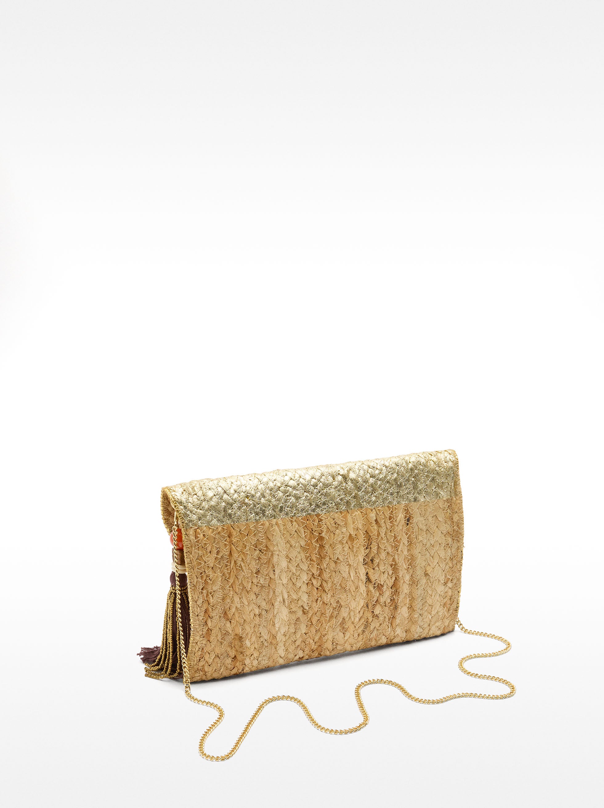 Cartera De Fiesta Yute Metalizado