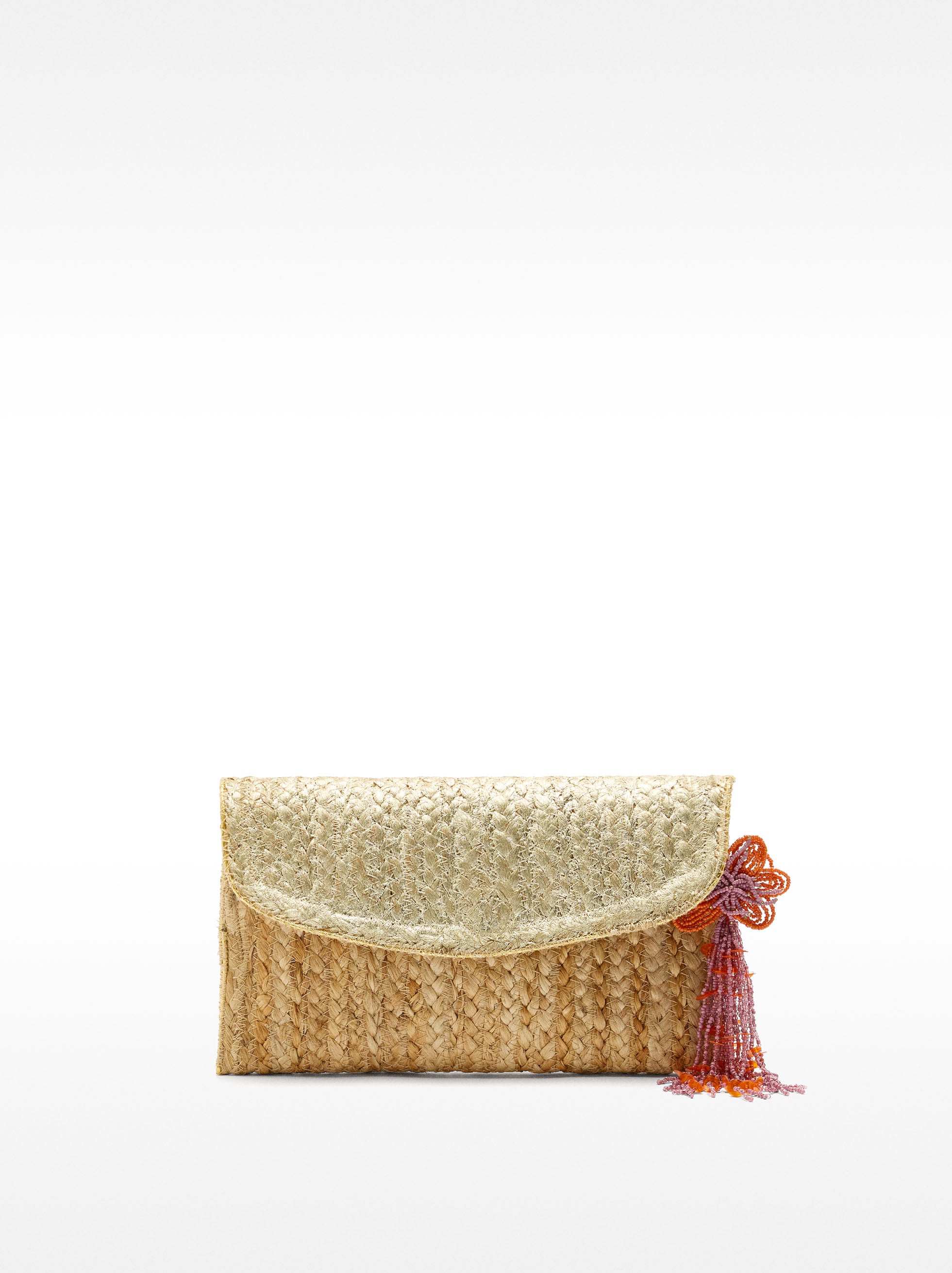 Cartera De Fiesta Yute Metalizado
