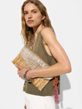 Cartera De Fiesta Yute Metalizado