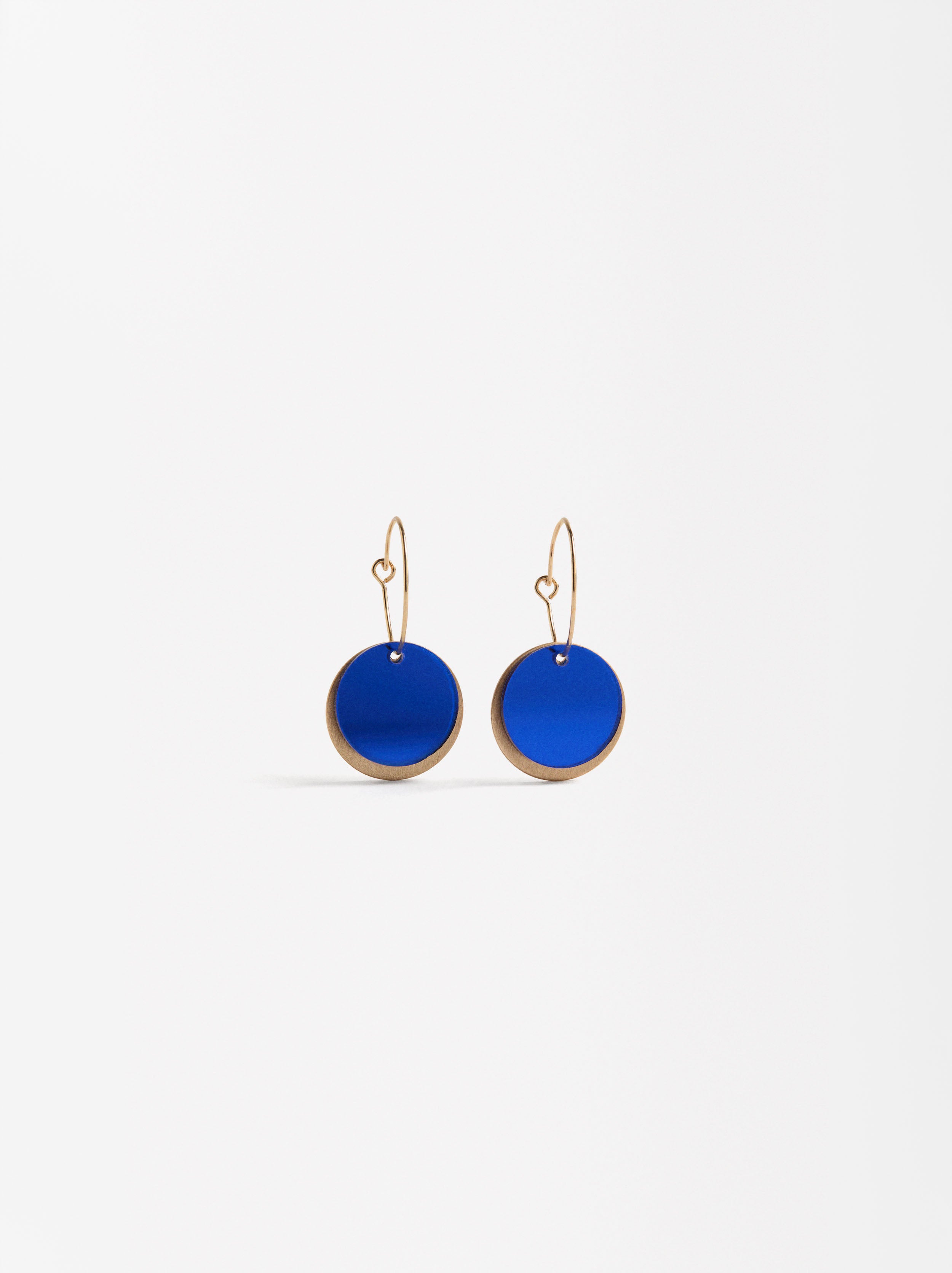 Aretes Redondos De Resina