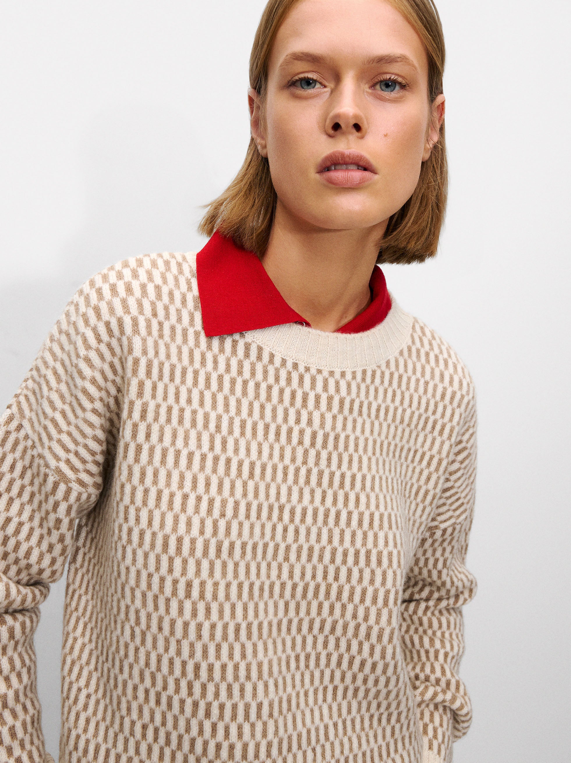 Chompa De Punto Jacquard