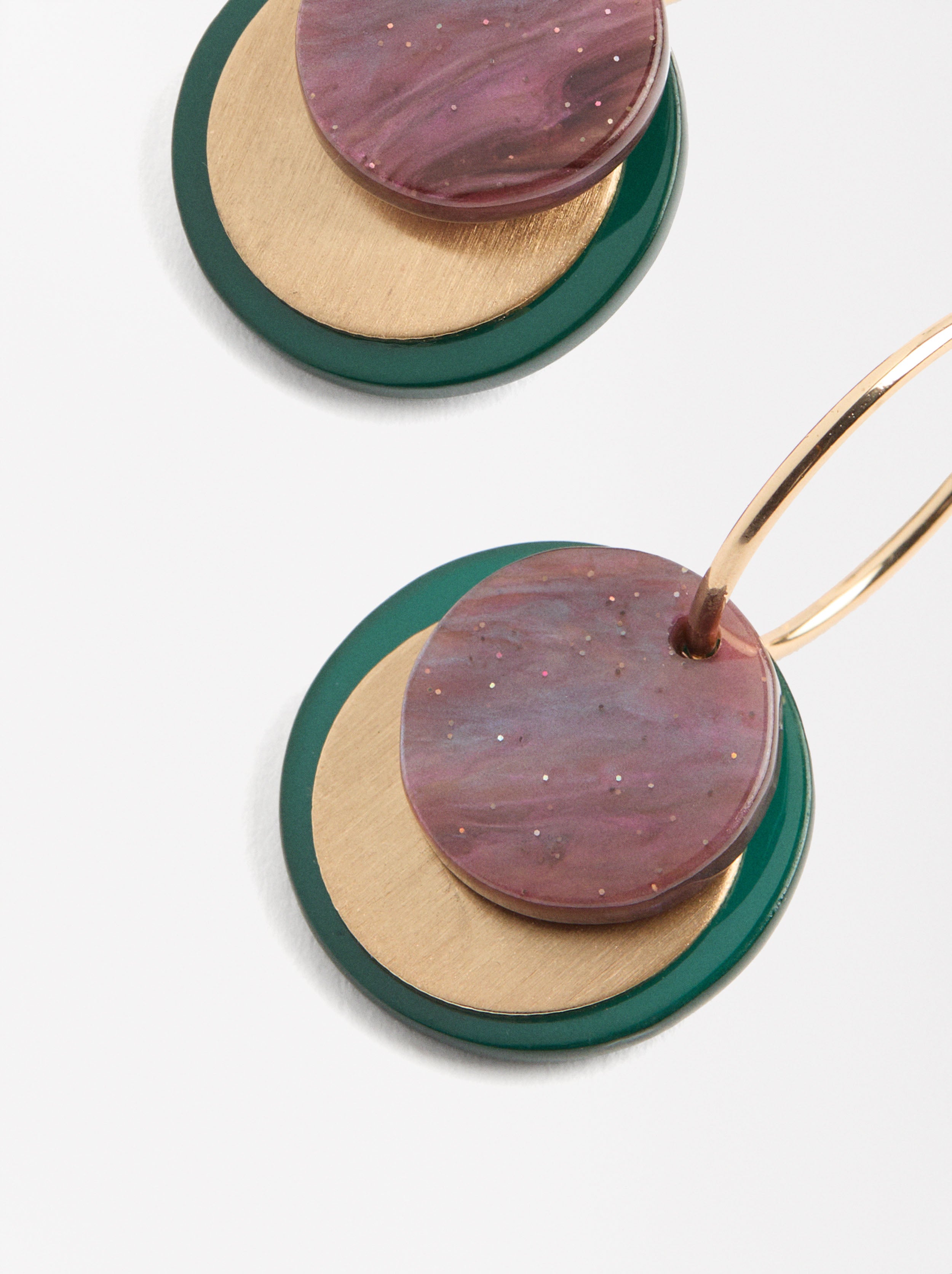 Aretes Abiertos Con Círculos
