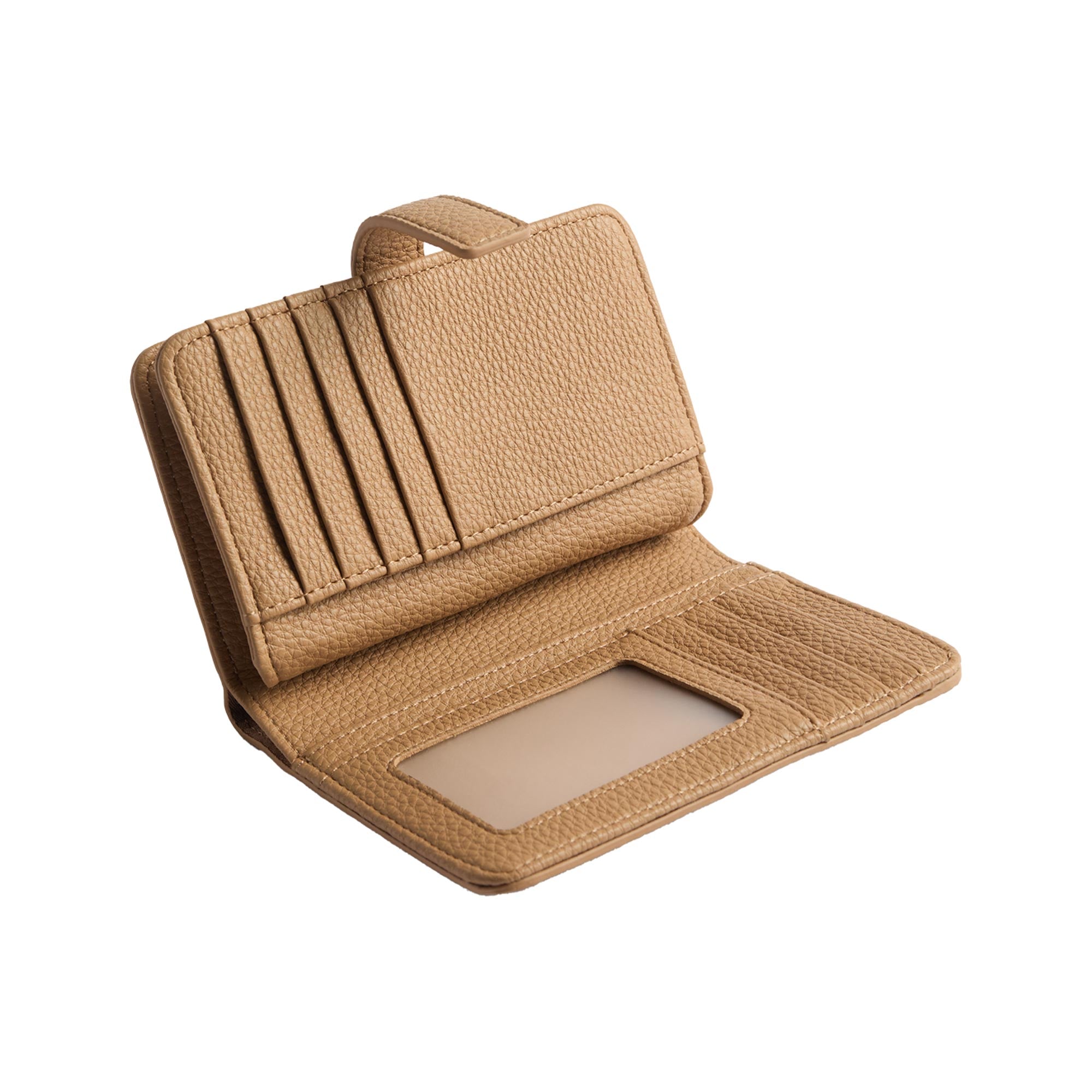 Cartera Mediana Con Textura