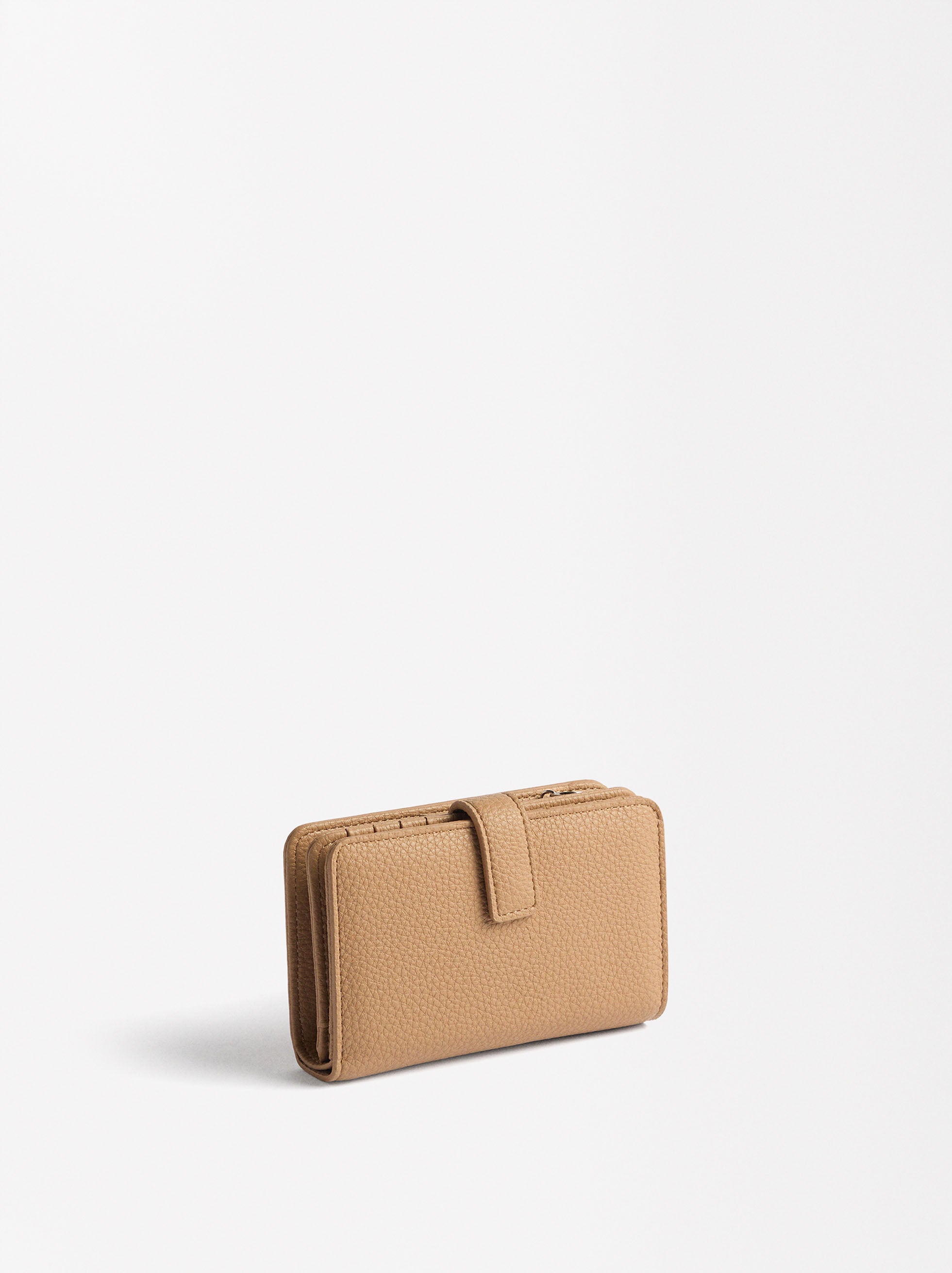 Billetera Mediana Con Textura
