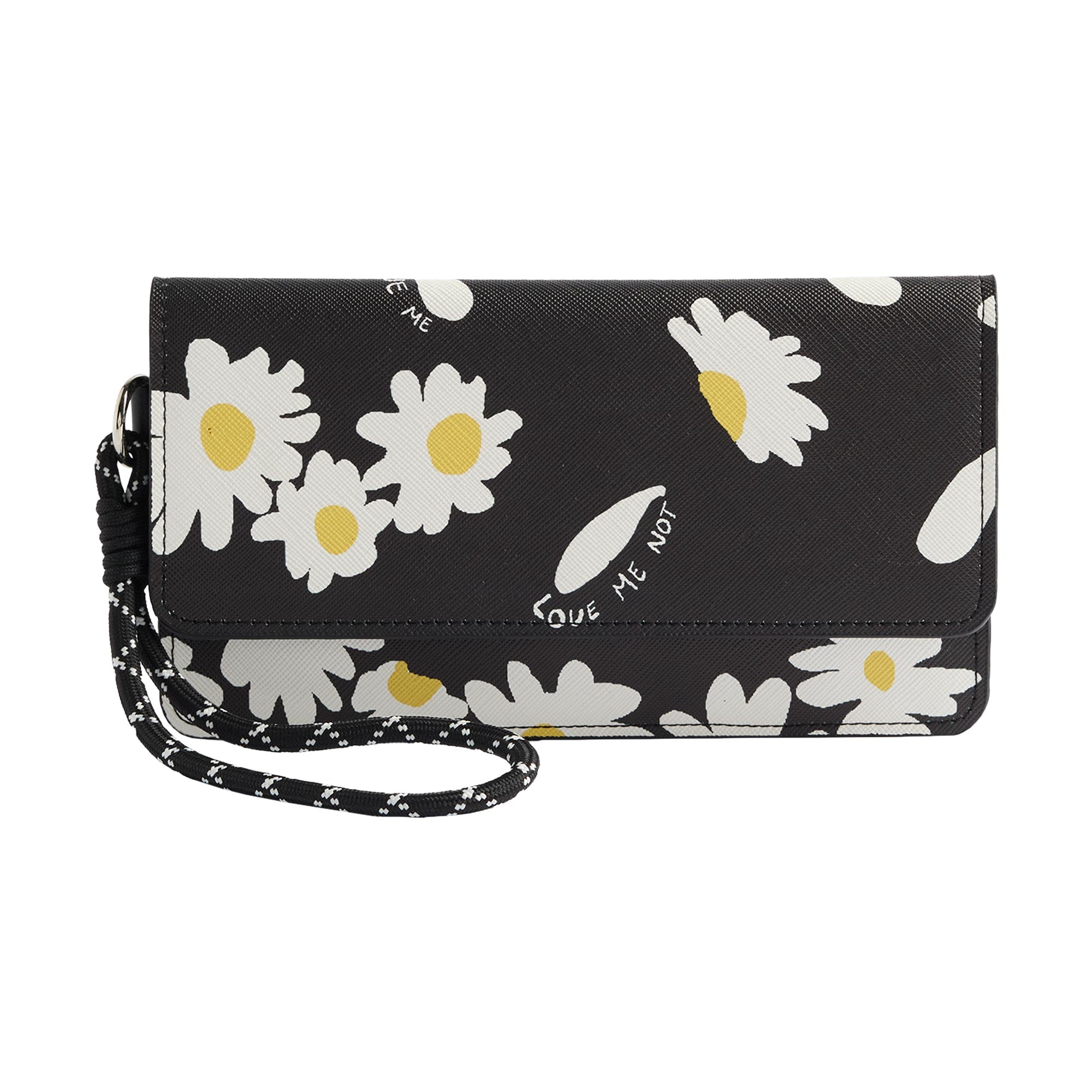 Cartera Estampado Margaritas Con Textura