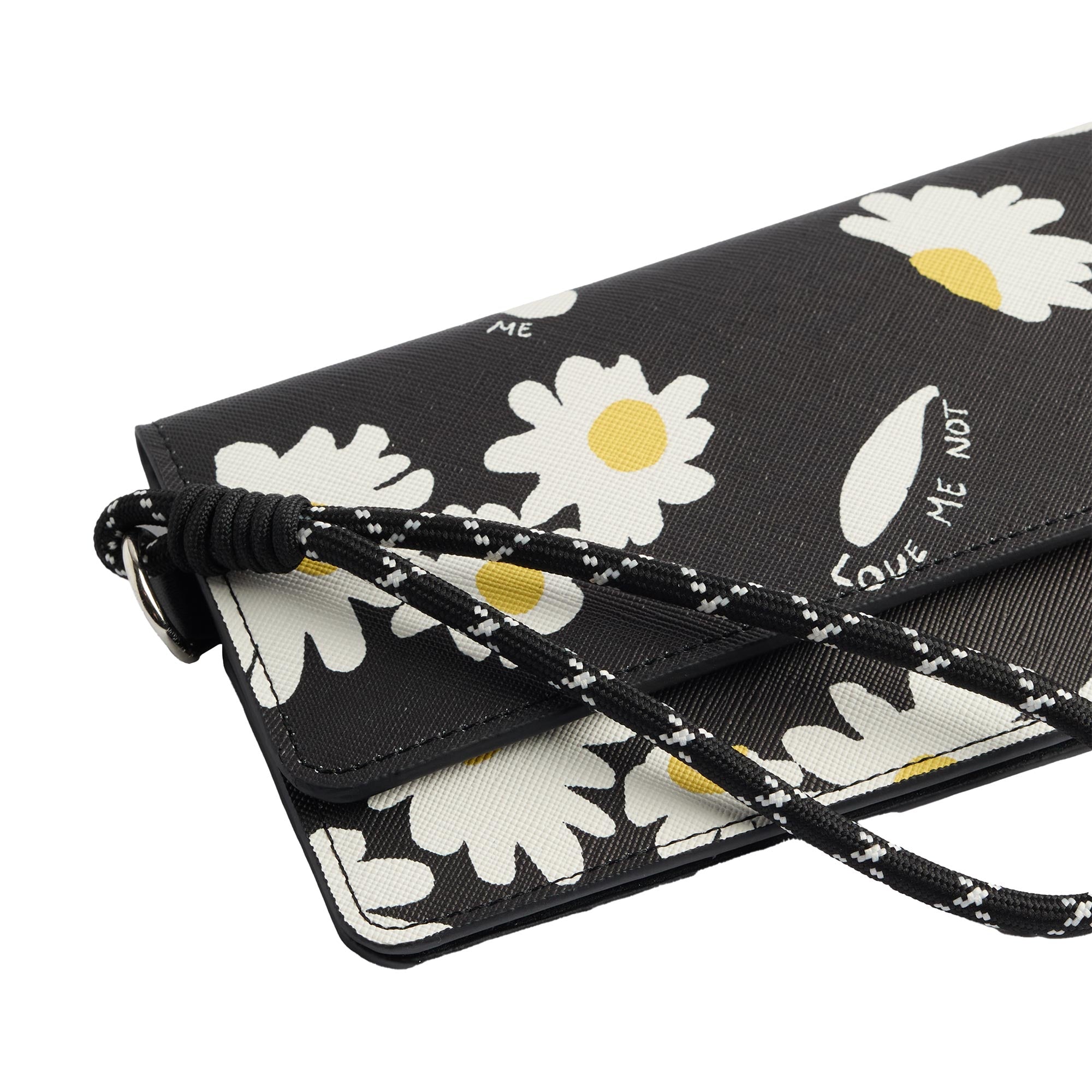 Cartera Estampado Margaritas Con Textura