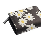 Cartera Estampado Margaritas Con Textura