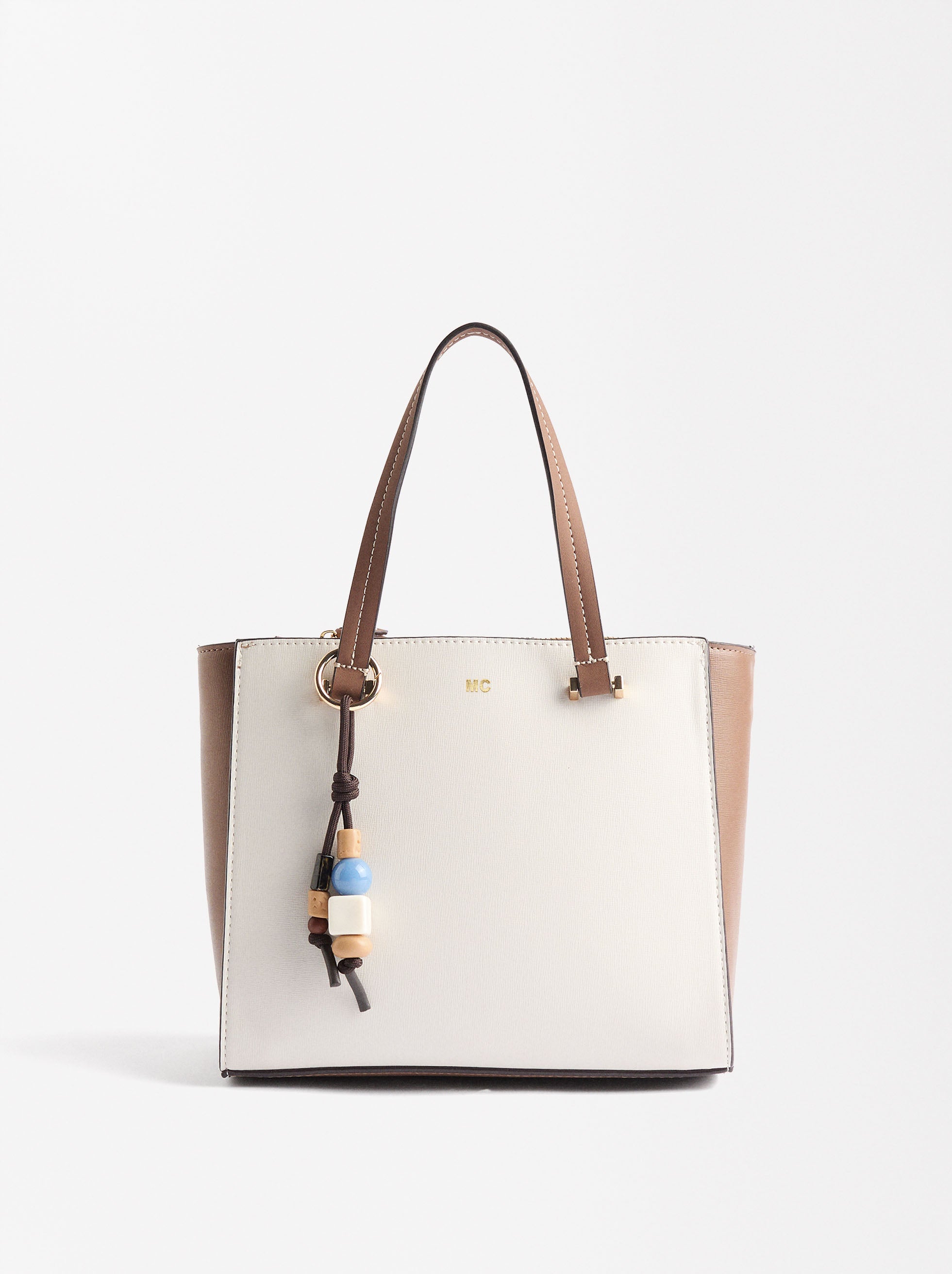 Cartera Tote Color Block Colgante