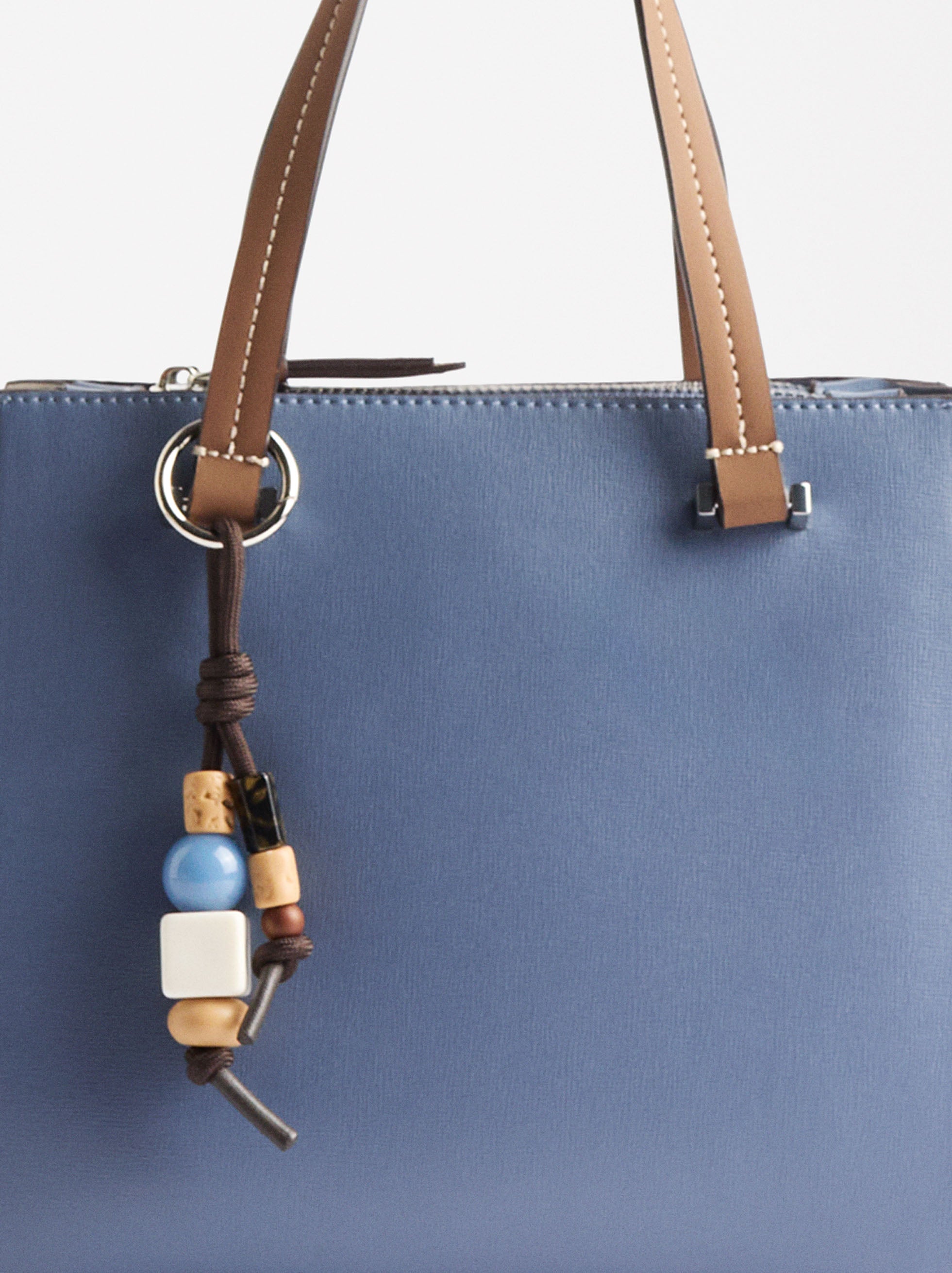Cartera Tote Color Block Colgante