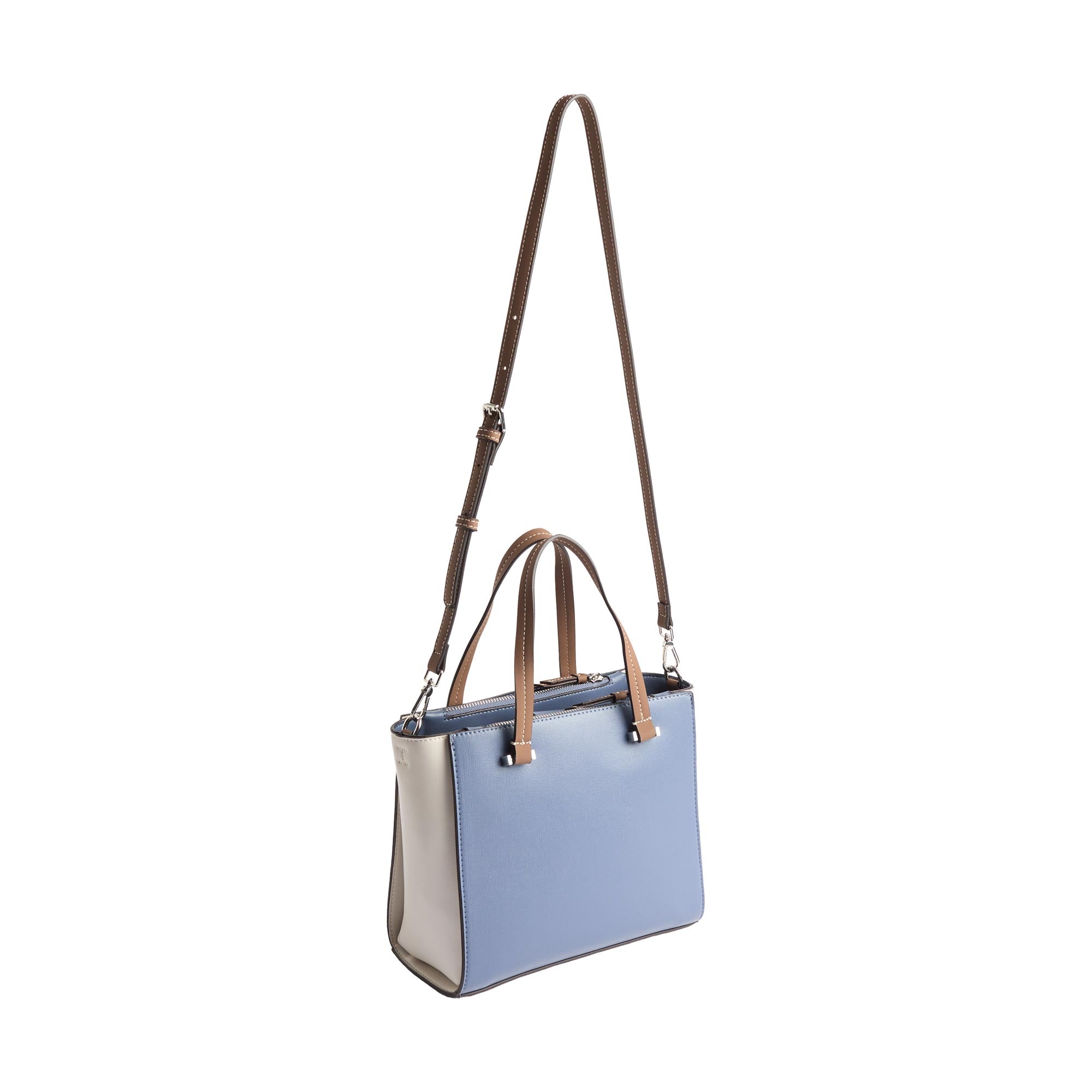 Bolso Tote Color Block Colgante