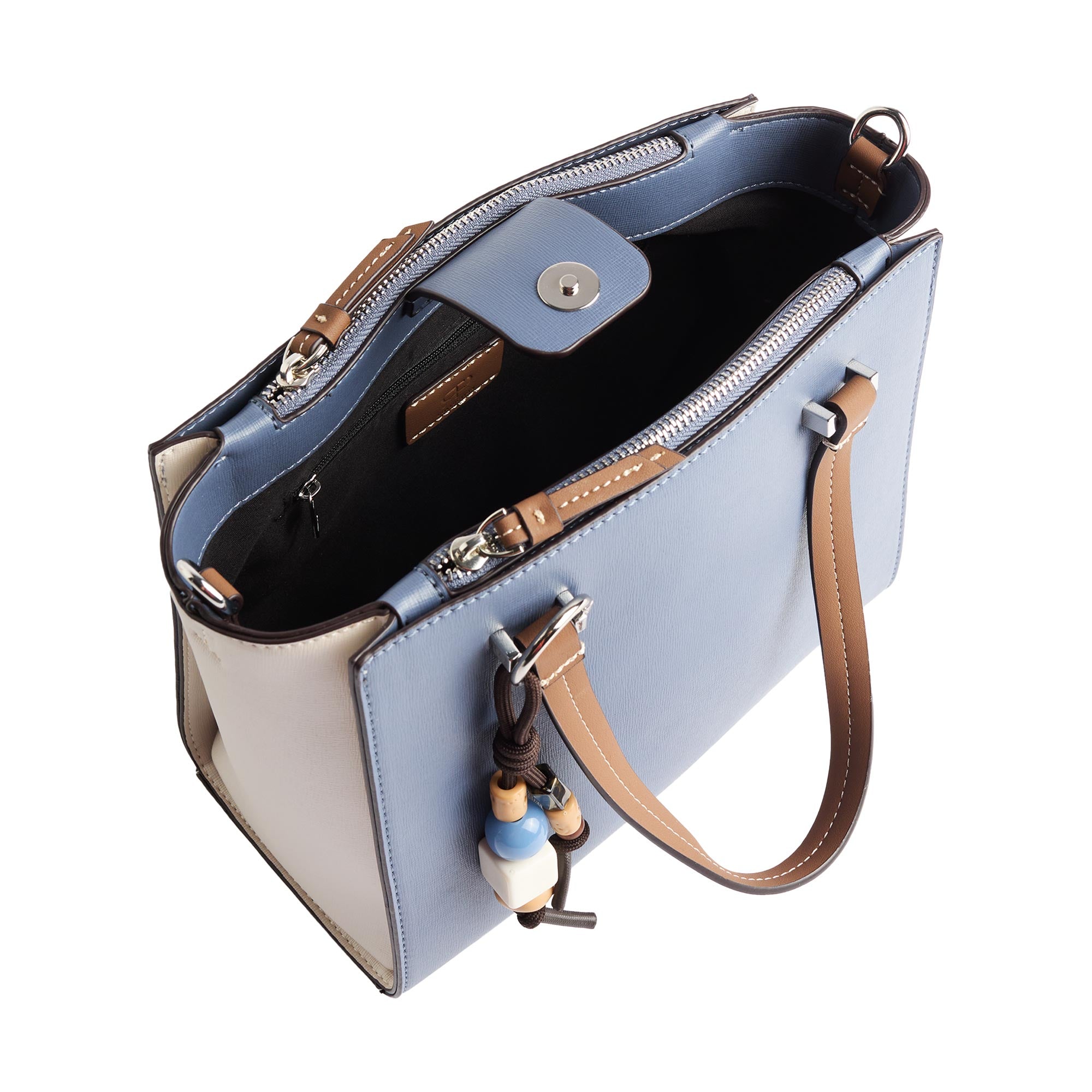Bolso Tote Color Block Colgante