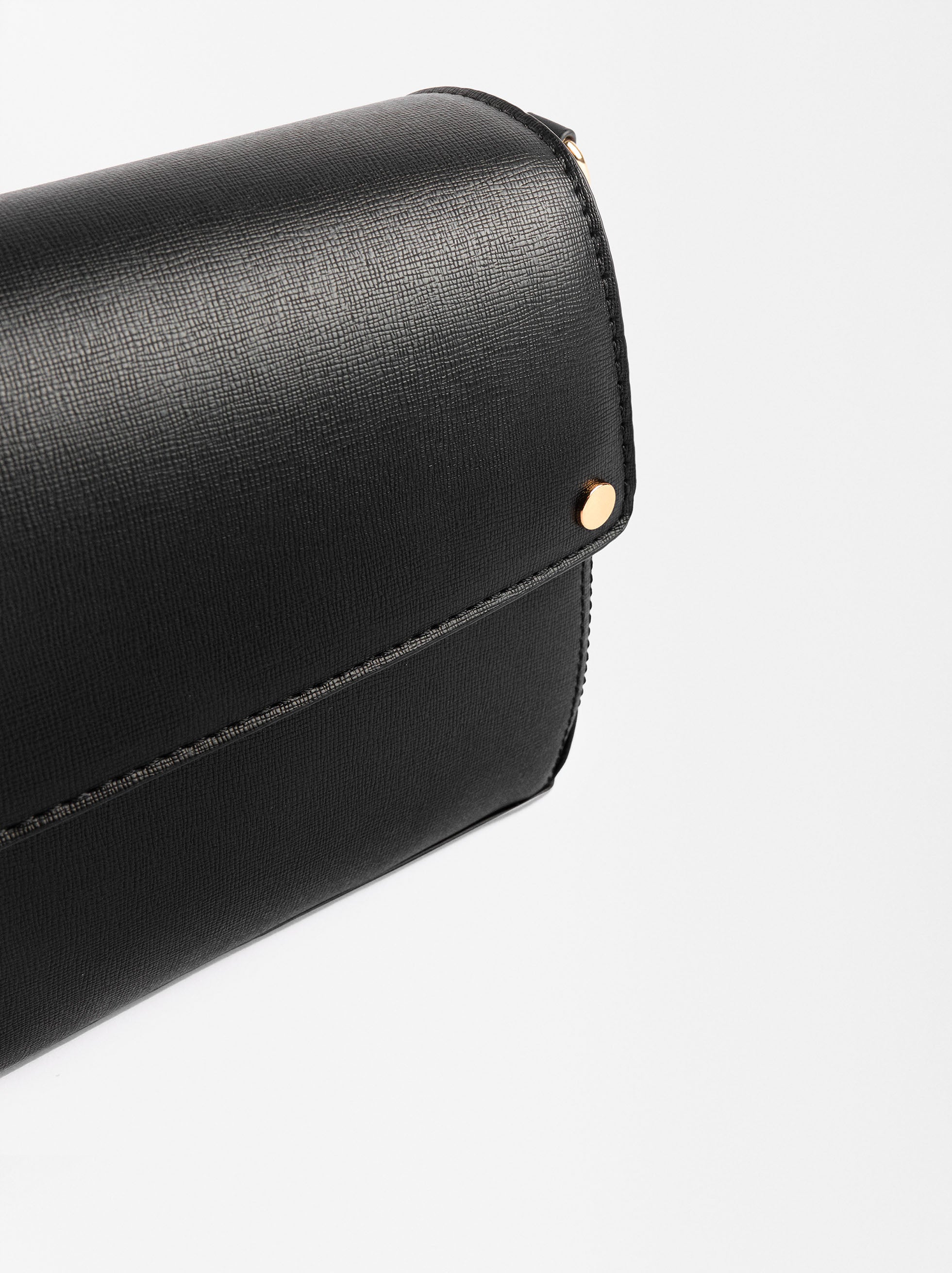 Cartera Bandolera Con Solapa
