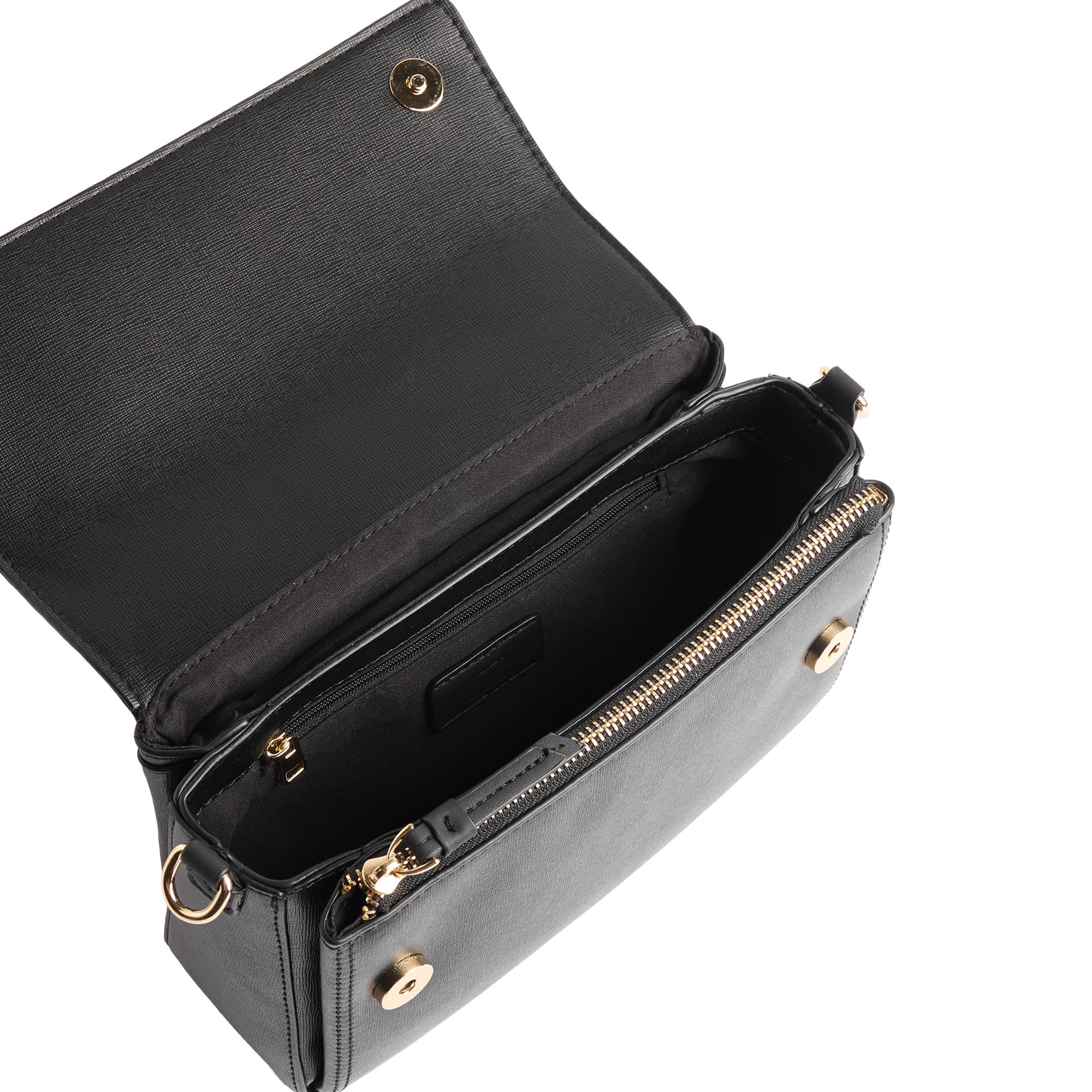 Bolso Bandolera Con Solapa