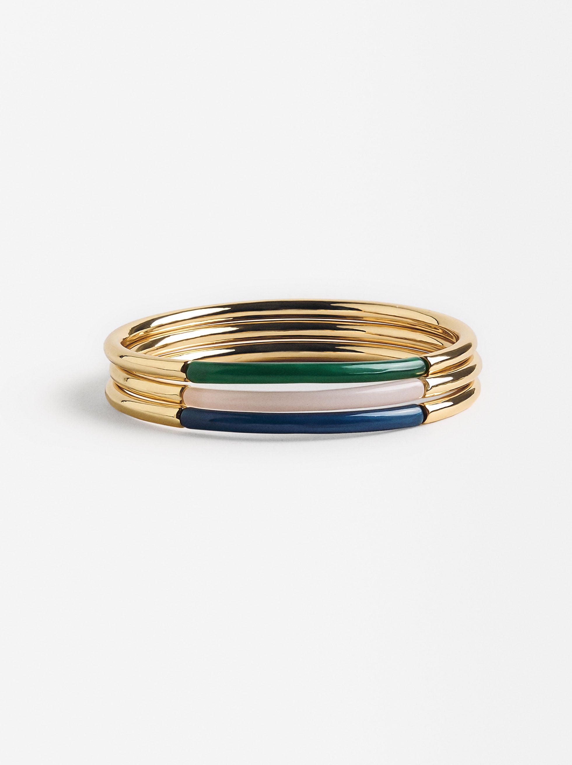 Set De Pulseras De Resina