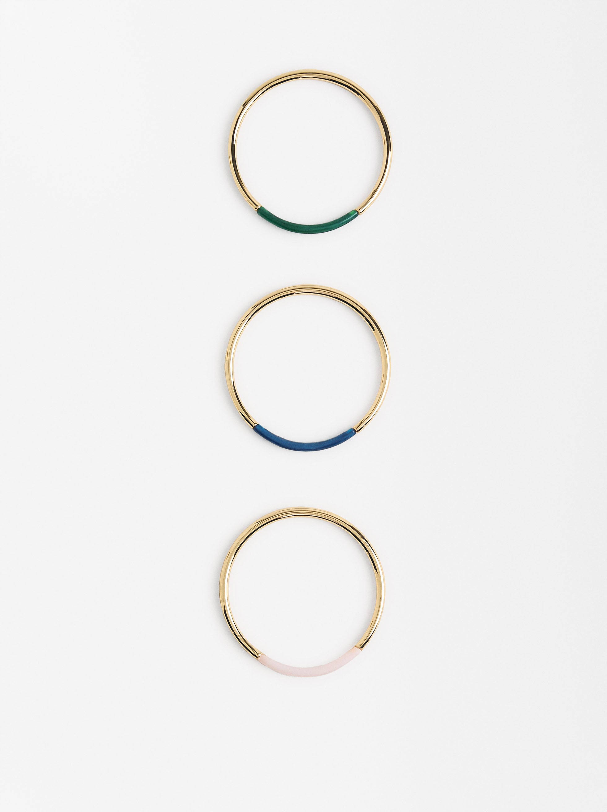 Set De Pulseras De Resina