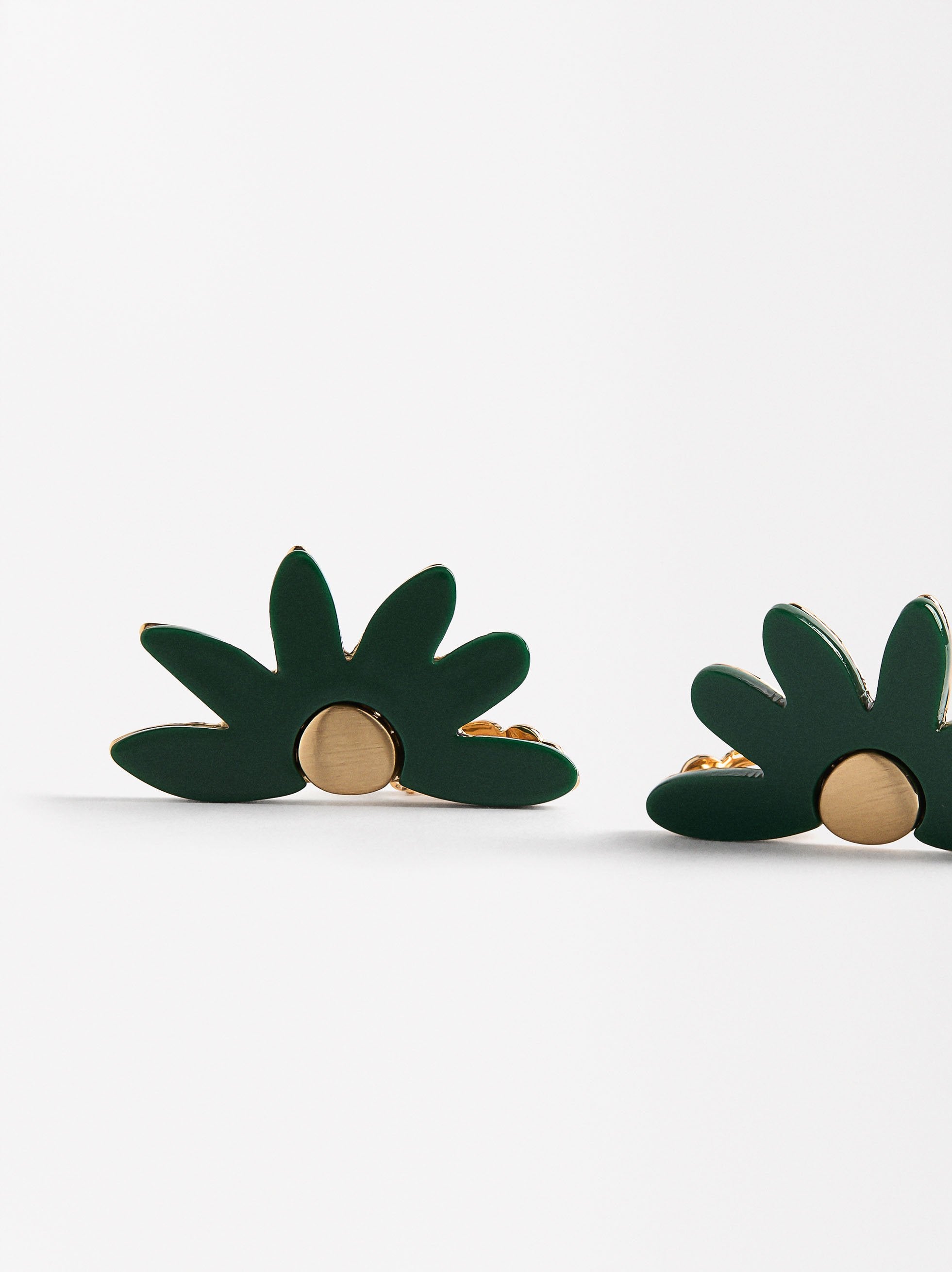 Aretes Media Flor