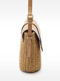 Cartera De Bandolera Efecto Rafia