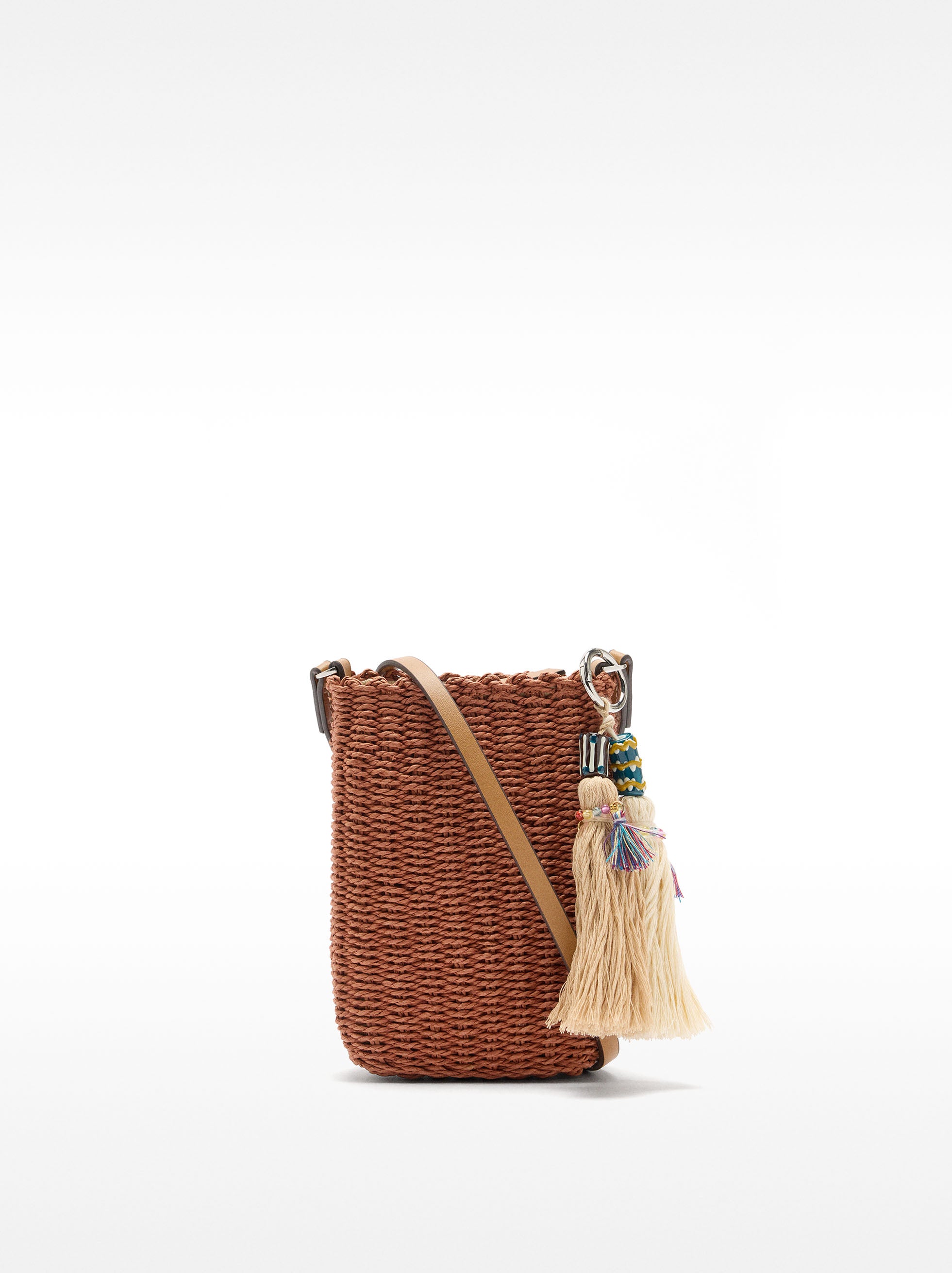Cartera Para Móvil Efecto Rafia