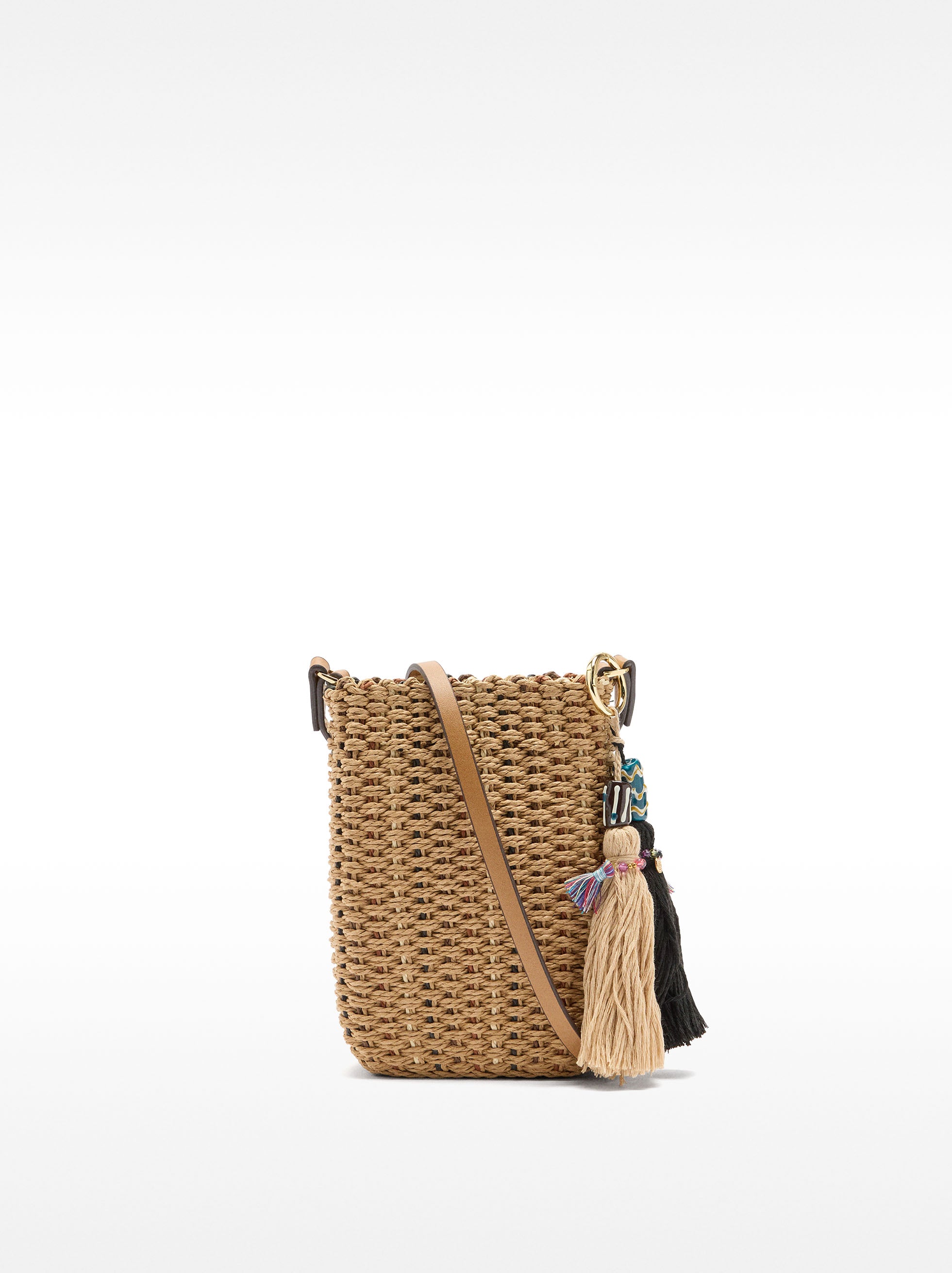 Cartera Para Móvil Efecto Rafia