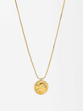 Collar Corto Medalla Ángel Baño Oro 18k