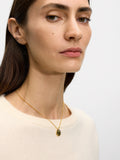 Collar Corto Medalla Ángel Baño Oro 18k