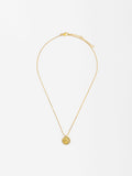 Collar Corto Medalla Ángel Baño Oro 18k