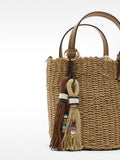 Bolso Bombonera Efecto Rafia