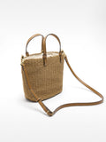 Bolso Tote De Efecto Rafia