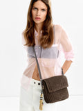 Bolso De Bandolera Efecto Rafia