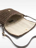 Bolso De Bandolera Efecto Rafia