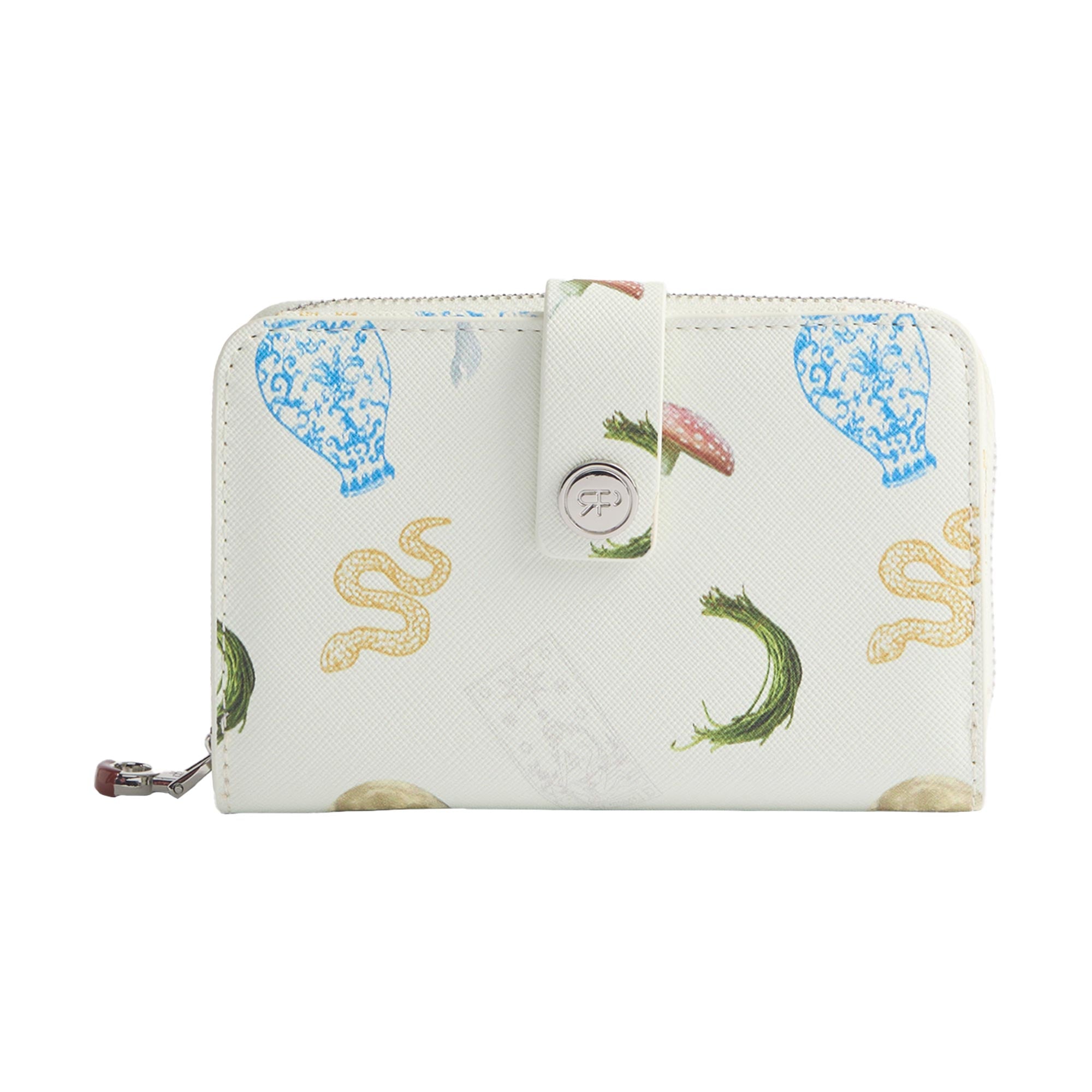 Cartera Estampada Con Textura