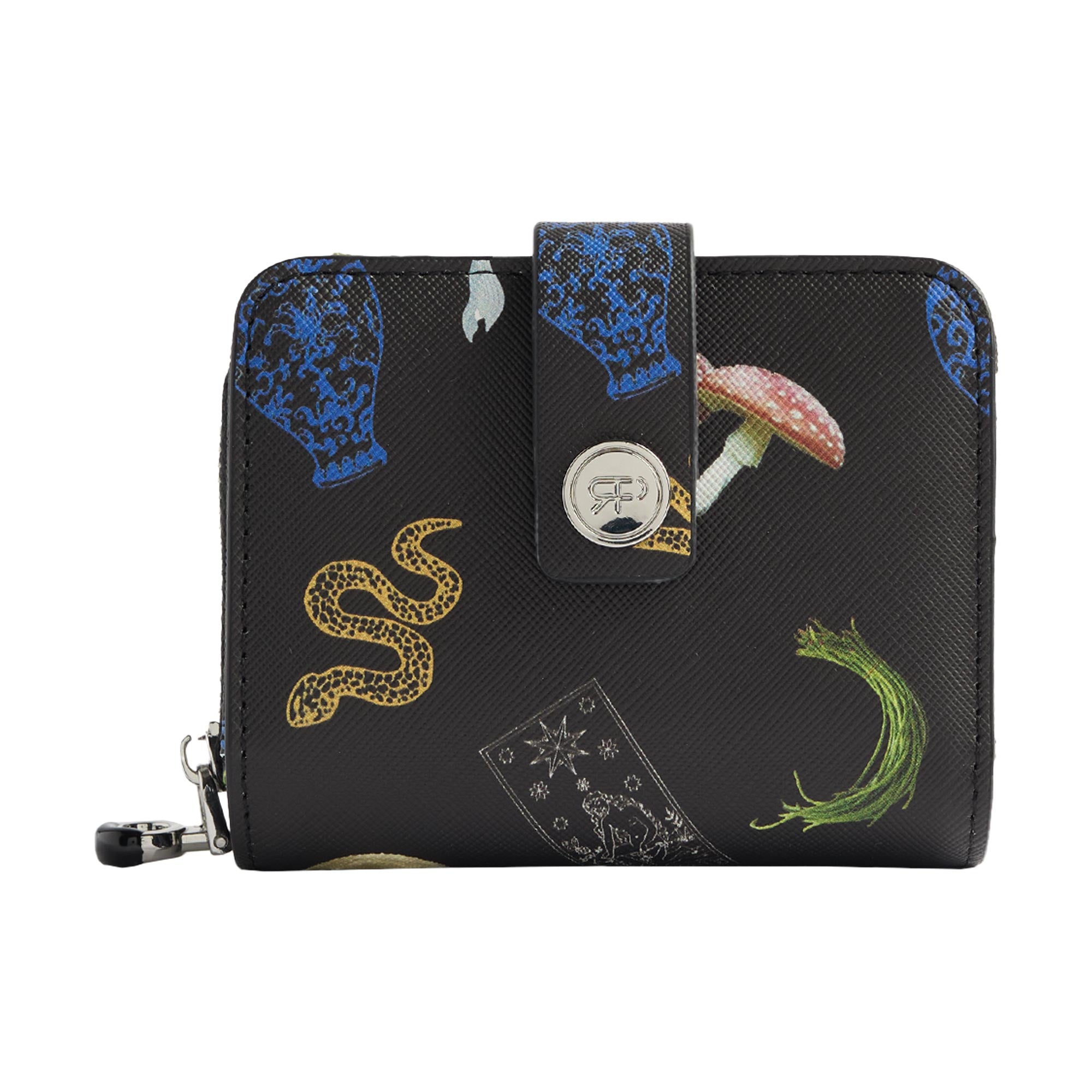 Cartera Estampada Con Textura