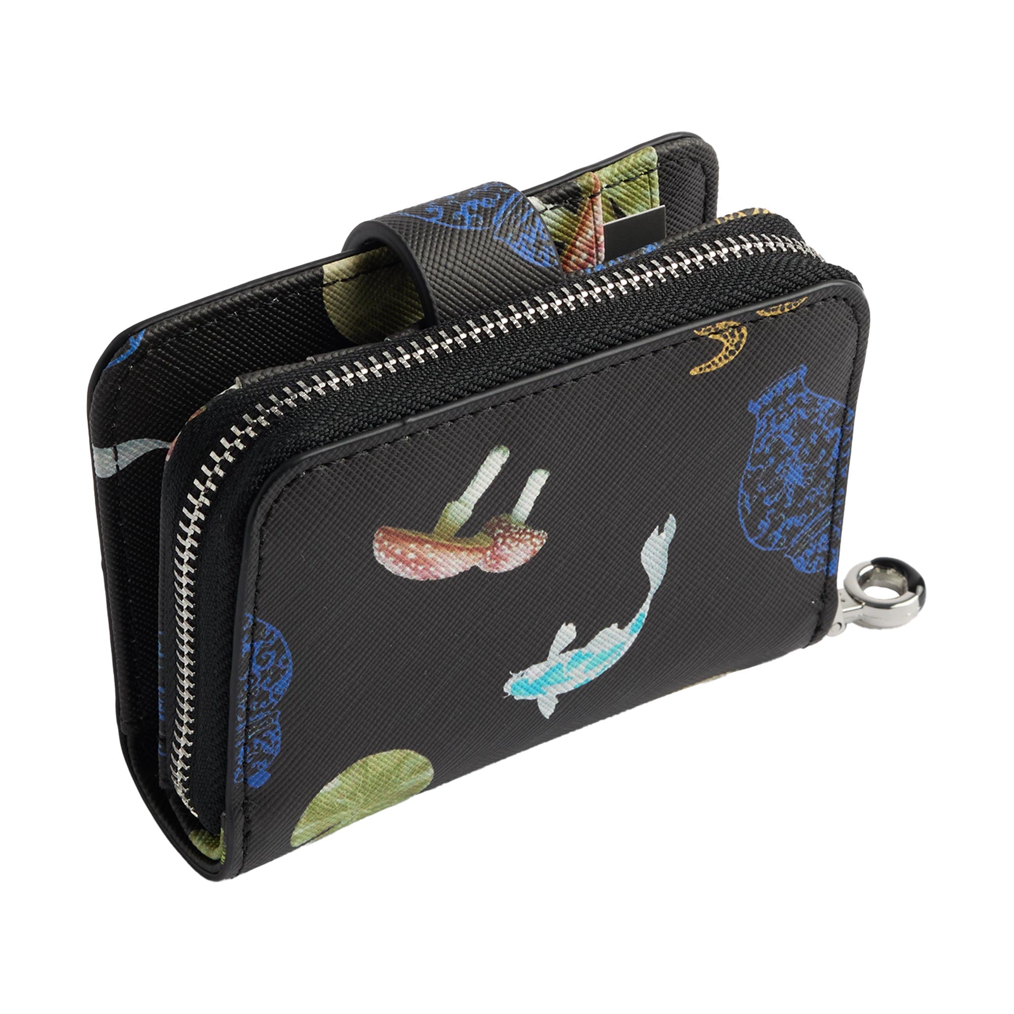 Cartera Estampada Con Textura