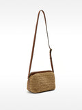 Bolso Bandolera Efecto Rafia